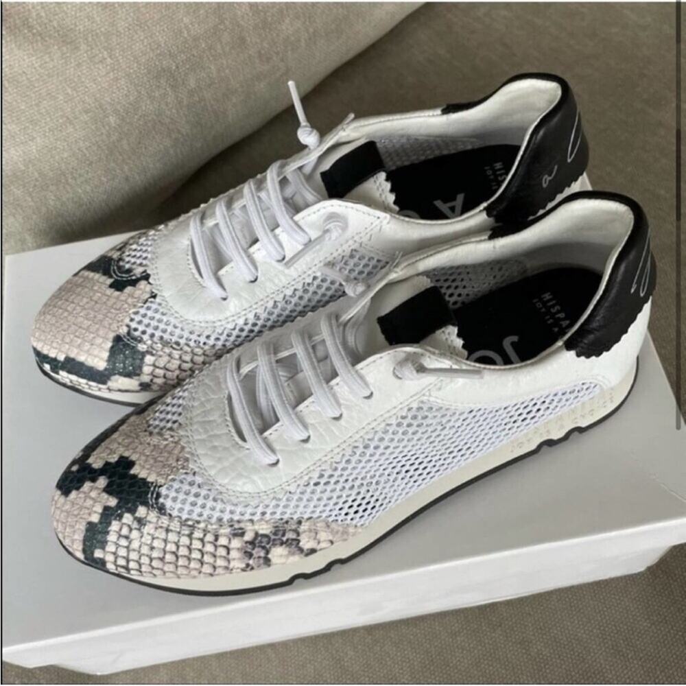 NWT Hispanitas Kyra Leather & Mesh Sneaker - Picture 3 of 8